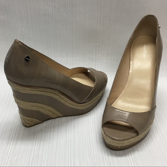 Calvin Klein Shoes - Calvin Klein Exciting Peep Toe Wedge.